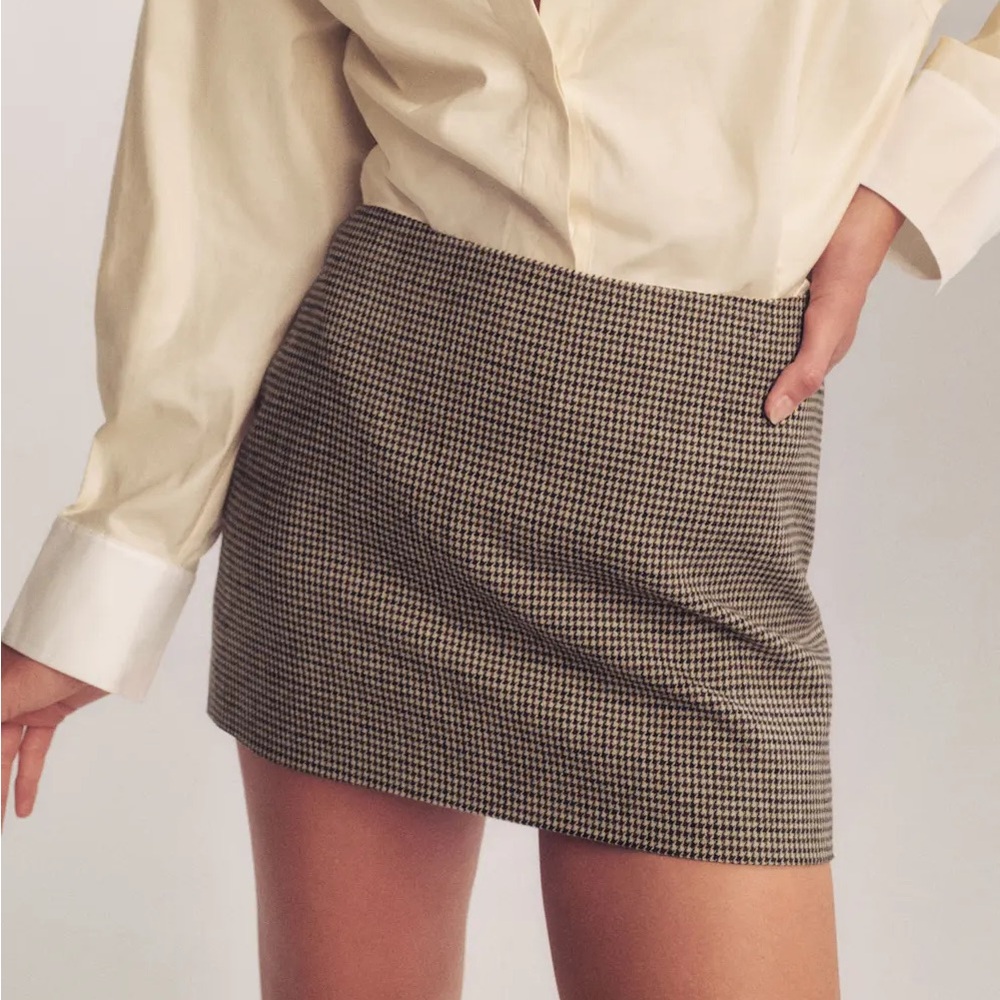 NWT Carla Low Waist Wool Skirt